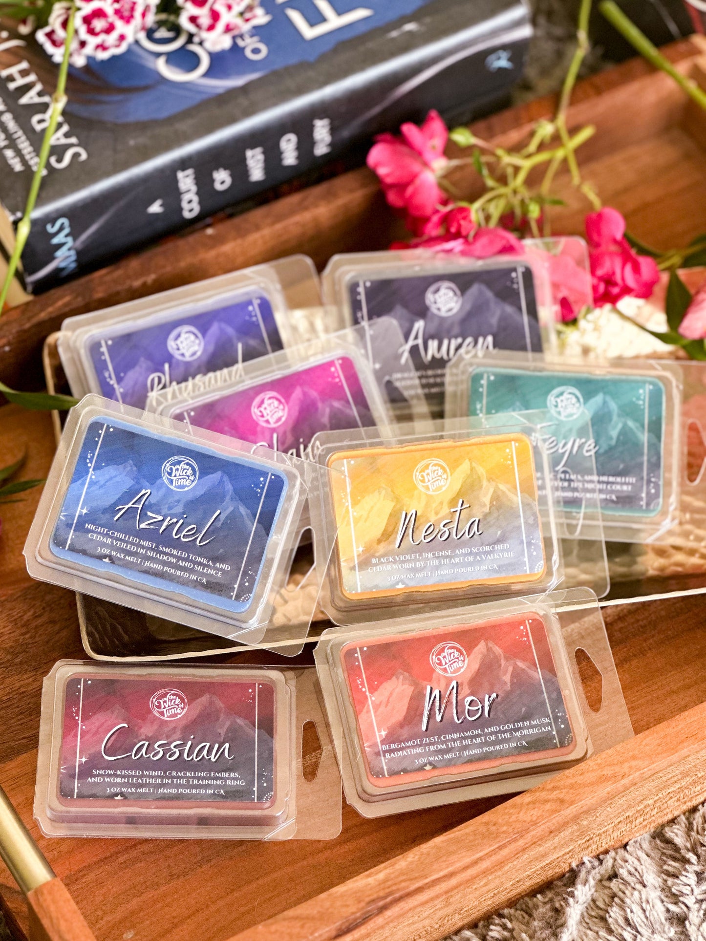 Fresh Sea Citrus Jasmine Scented Rhysand Wax Melt