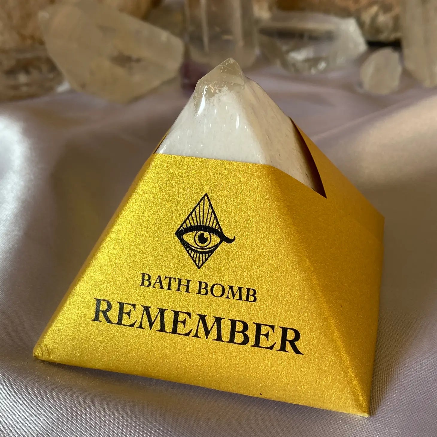 Mystical Ritual Crystal Infused Remember Samhain Bath Bomb
