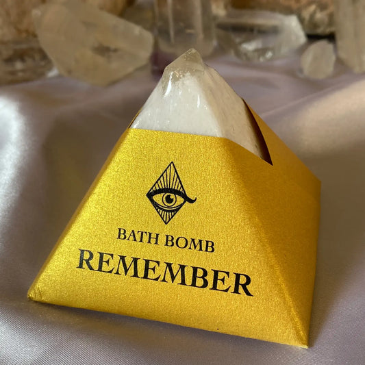 Mystical Ritual Crystal Infused Remember Samhain Bath Bomb