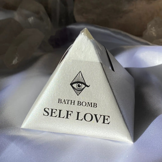 Luxurious Organic Self Love Bath Bomb with Crystal