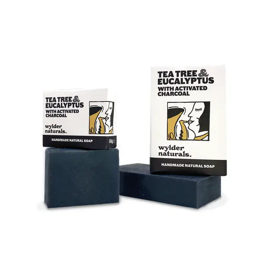 Tea Tree Eucalyptus Charcoal Bar Soap for Refreshing Skin