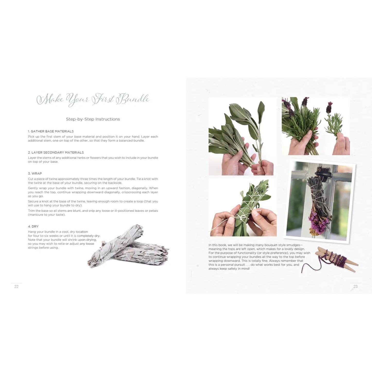 Creating Smudge Sticks: Ritual Purification Guide Book