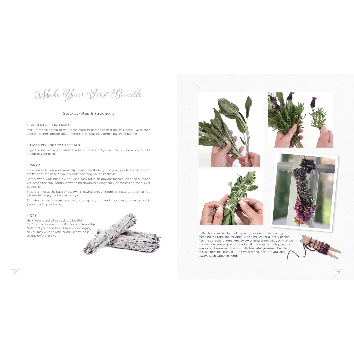 Creating Smudge Sticks: Ritual Purification Guide Book