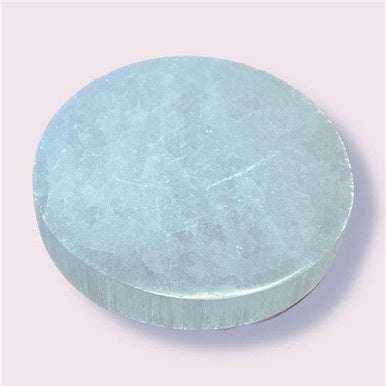 Selenite Charging Coaster For Energy Cleansing And Protection