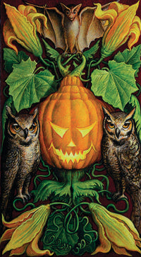 Jack-O-Lantern Tarot Deck for Mystical Halloween Readings
