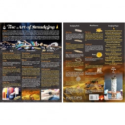 Premium Mystical Smudging Ritual Information Chart Art