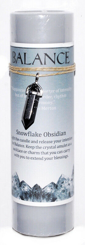 Balance Pillar w/Snowflake Obsi