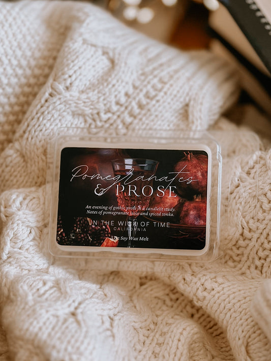 Pomegranates And Prose Fruity Aromatherapy Wax Melt