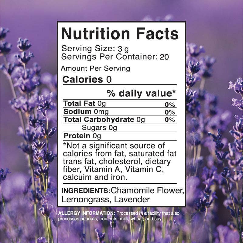 Get In Bed Lavender Chamomile Tea For Relaxation And Sleep