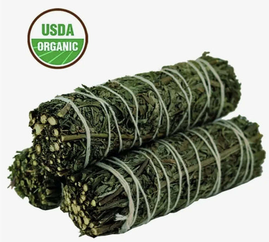 Mugwort Smudge Stick (4 in.) for Protection and Vivid Dreams