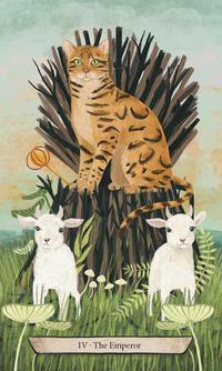 Enchanted Forest Felines Tarot Deck for Mystical Insights