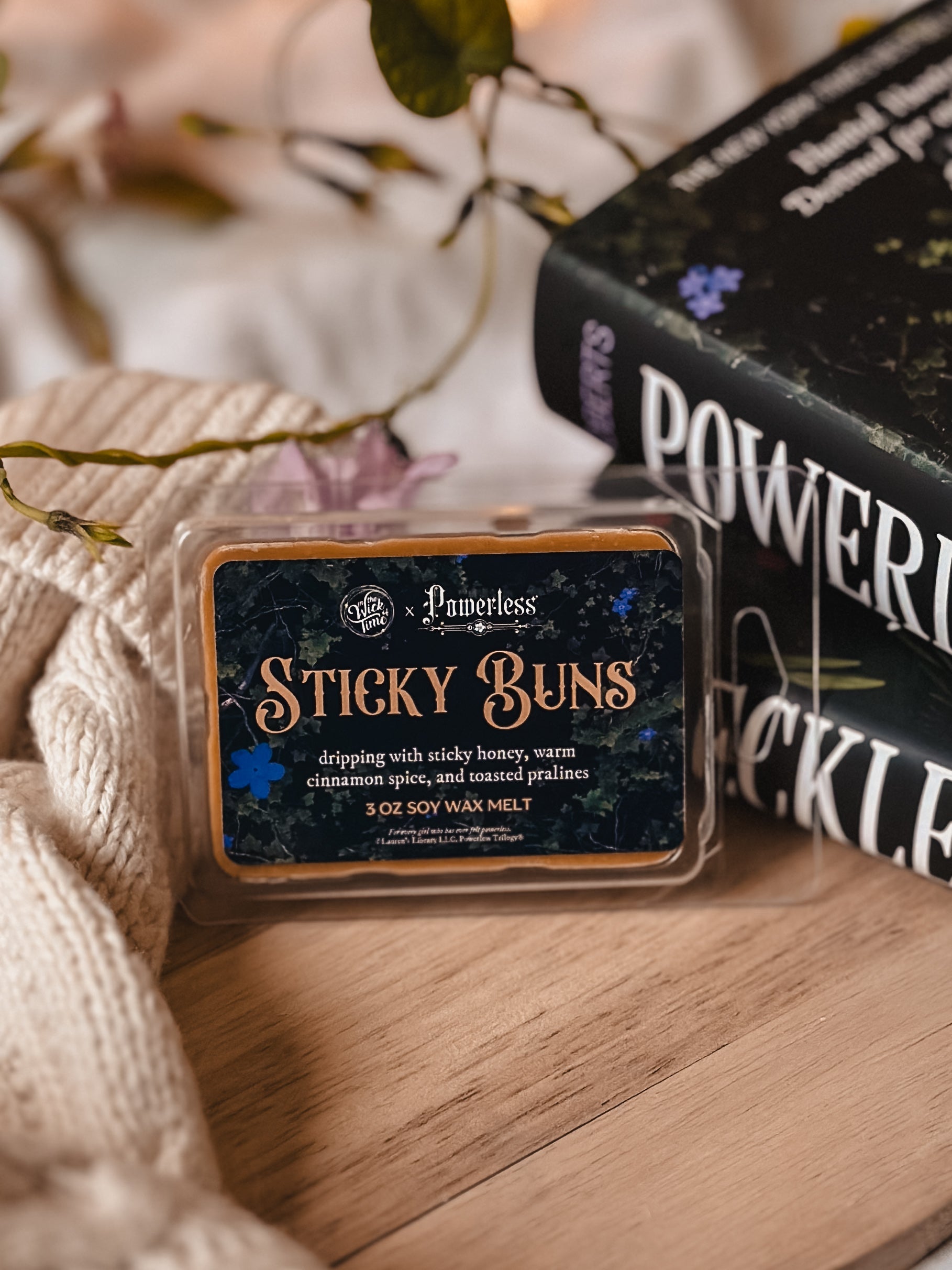 Aromatic Sticky Buns Wax Melt with Cinnamon and Honey