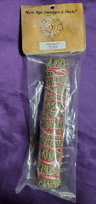 Cedar Smudge Stick 7"