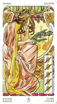 Elegant Art Nouveau Tarot Deck for Ritual Healing