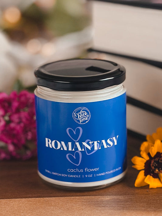 Romantasy Enchanted Scented Candle: Cactus, Citrus, Coconut