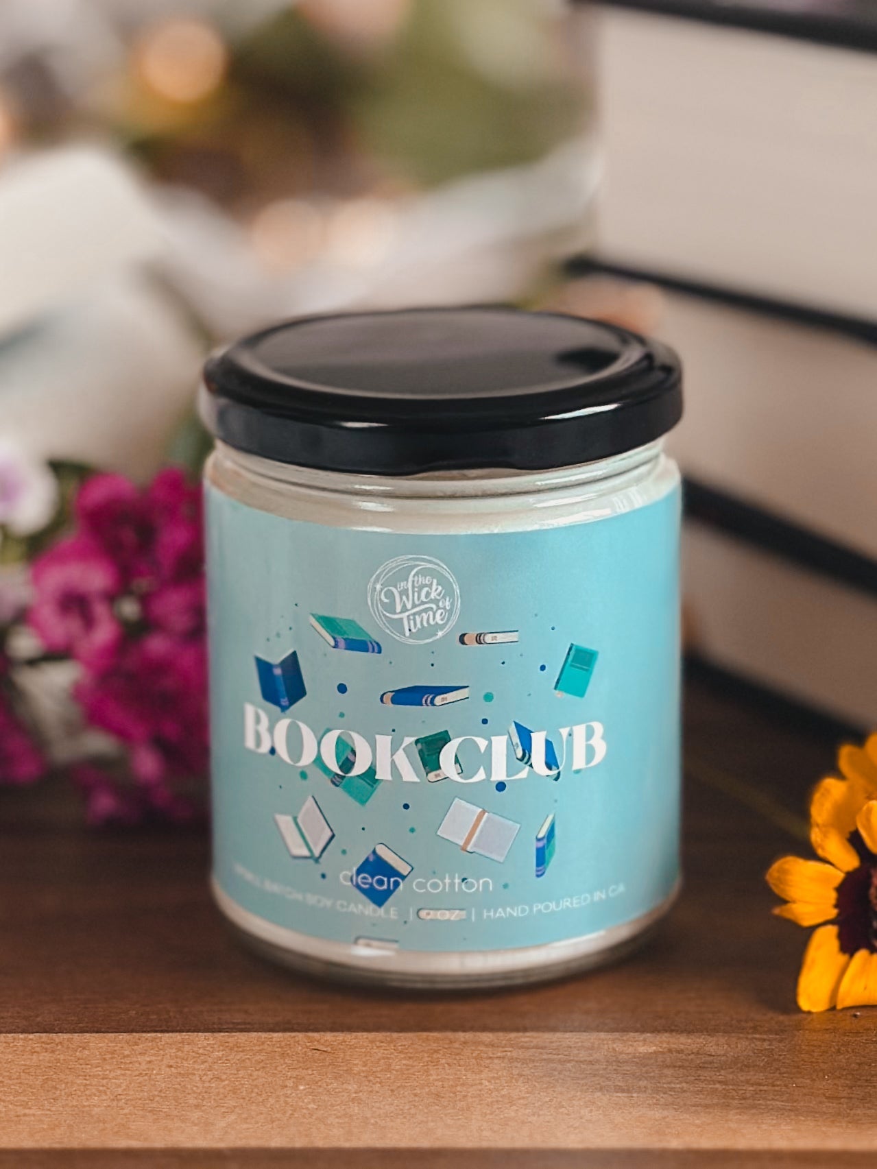Luxury Clean Oceanic Book Club Candle 9 OZ | Mystics Vibe