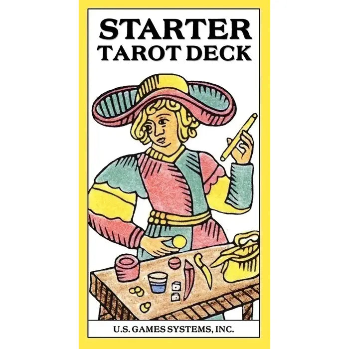 Beginner Starter Tarot Deck with Ancient Woodcut Art