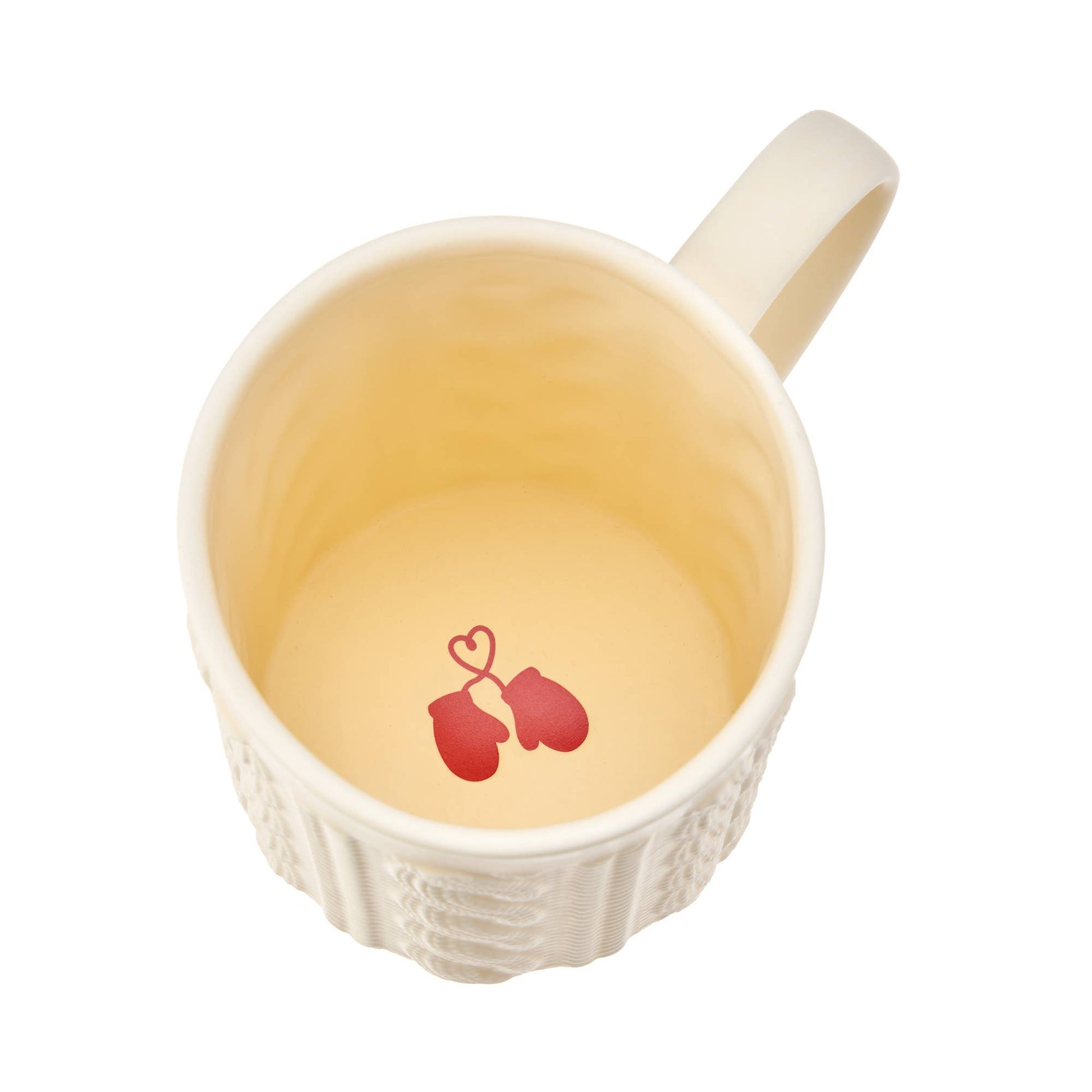 Annette™ 3D Ceramic "Knitted" Tea Mug w/ Infuser