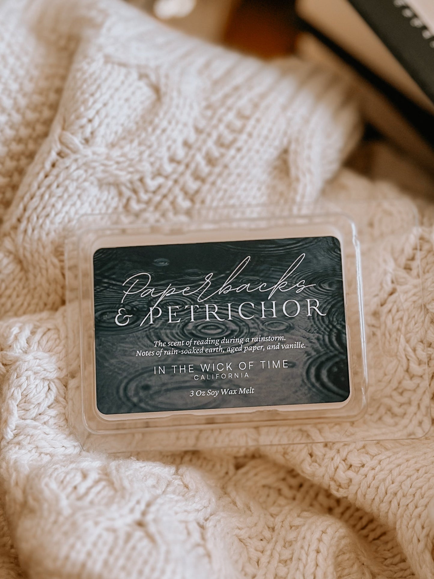 Mystical Earthy Aromatic Paperbacks Petrichor Wax Melt