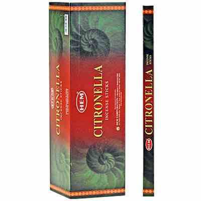 Hem Citronella Square Incense Sticks for Stress Relief