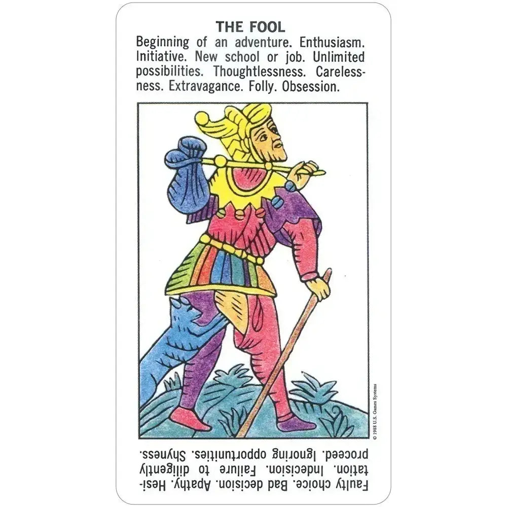 Beginner Starter Tarot Deck with Ancient Woodcut Art