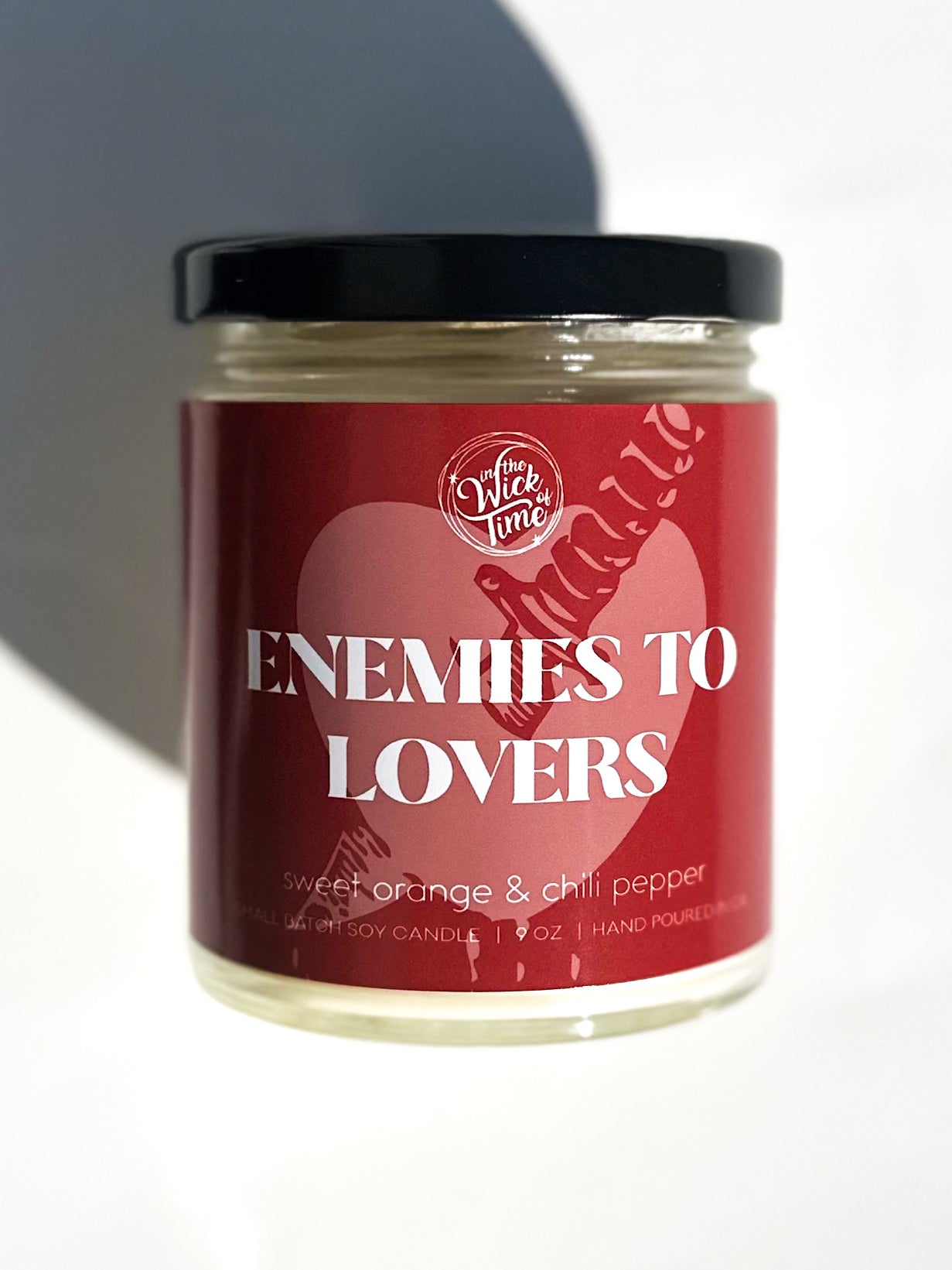 Enemies To Lovers Scented Candle 9 Oz With Spicy Orange