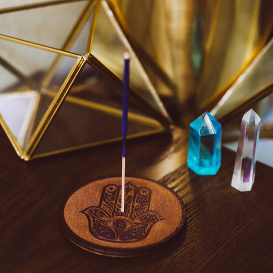 Mystical Hamsa Stick Incense Burner For Protection