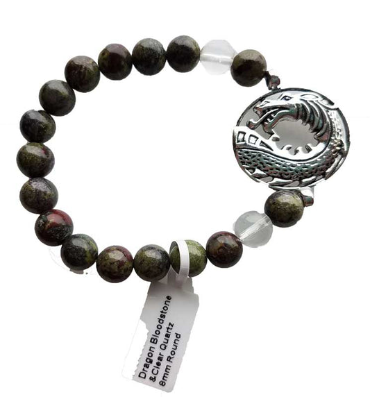 Dragon Bloodstone & Dragon Bracelet