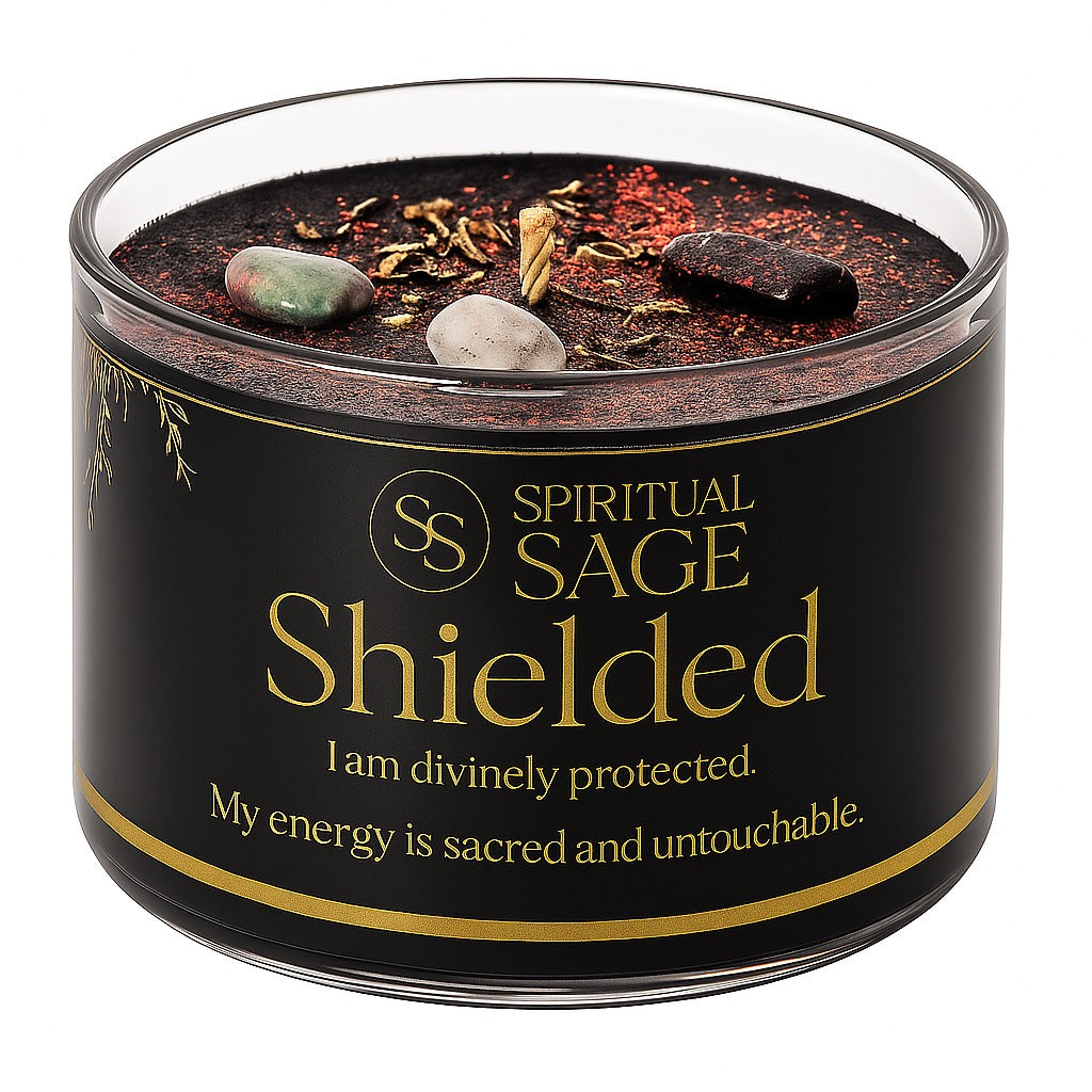 ⨠Shielded ā Protection Manifestation Candle