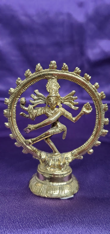 Shiva Natraj Brass 9"