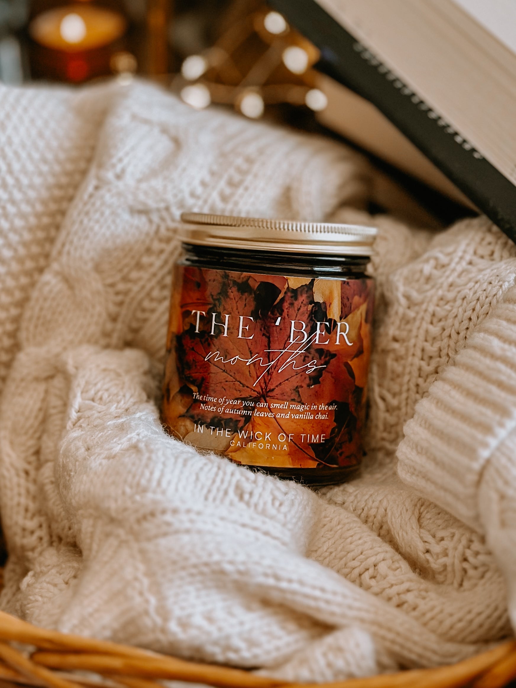 Healing Autumn Spiced Ber Months Aromatherapy Candle