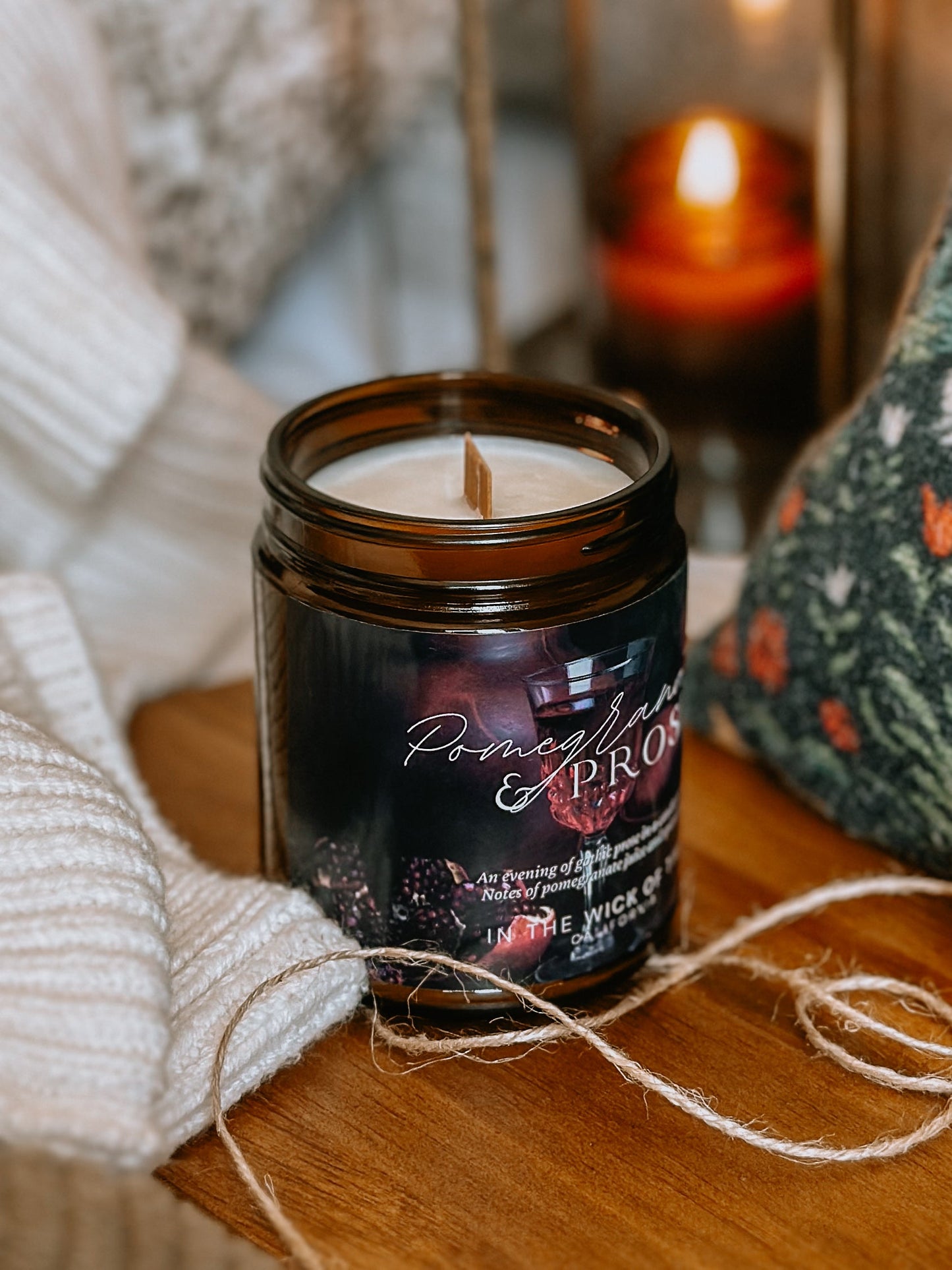 Fruity Spicy Pomegranates and Prose Scented Candle