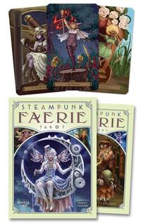 Steampunk Faerie Tarot Deck for Mystical Divination
