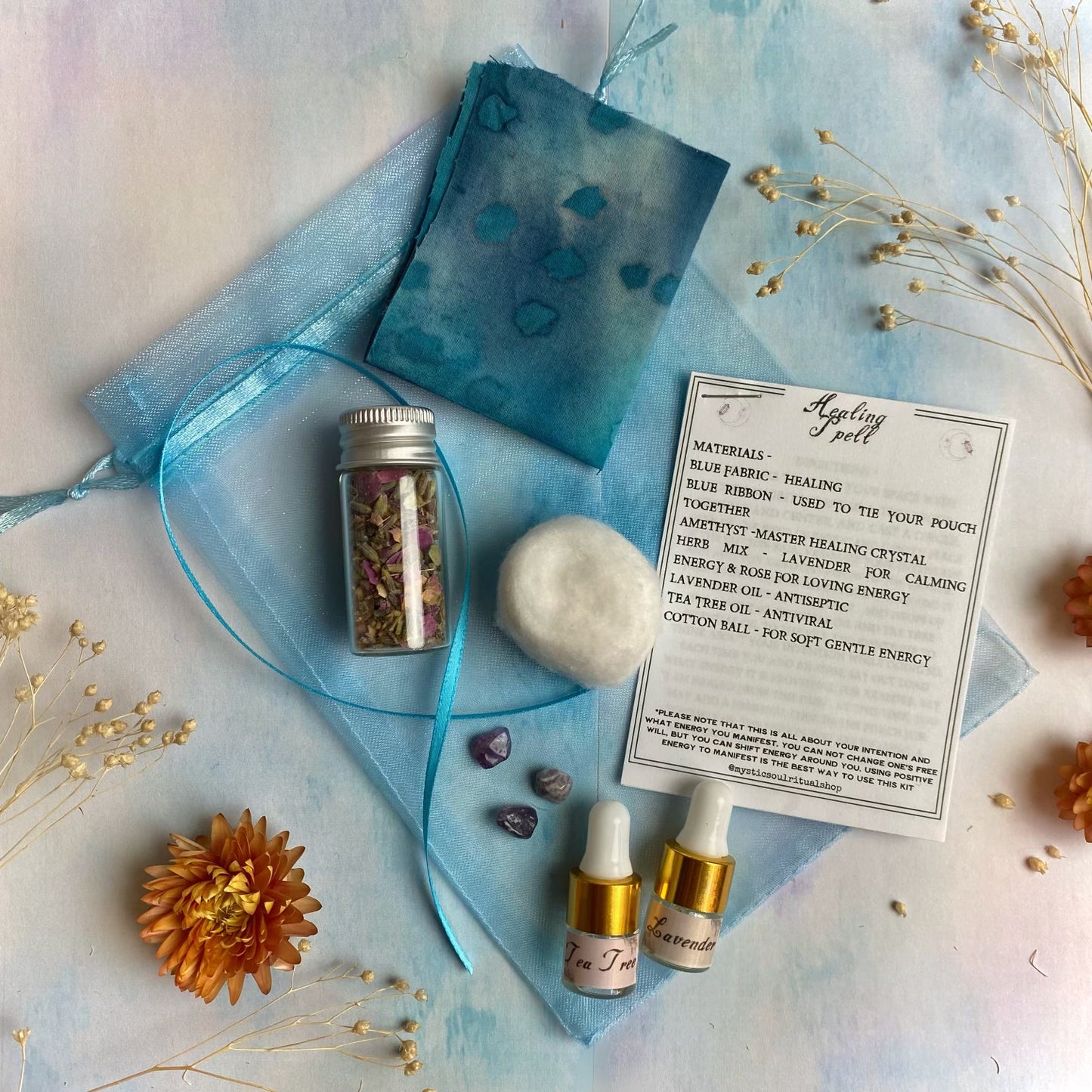 Healing Spell Ritual Kit