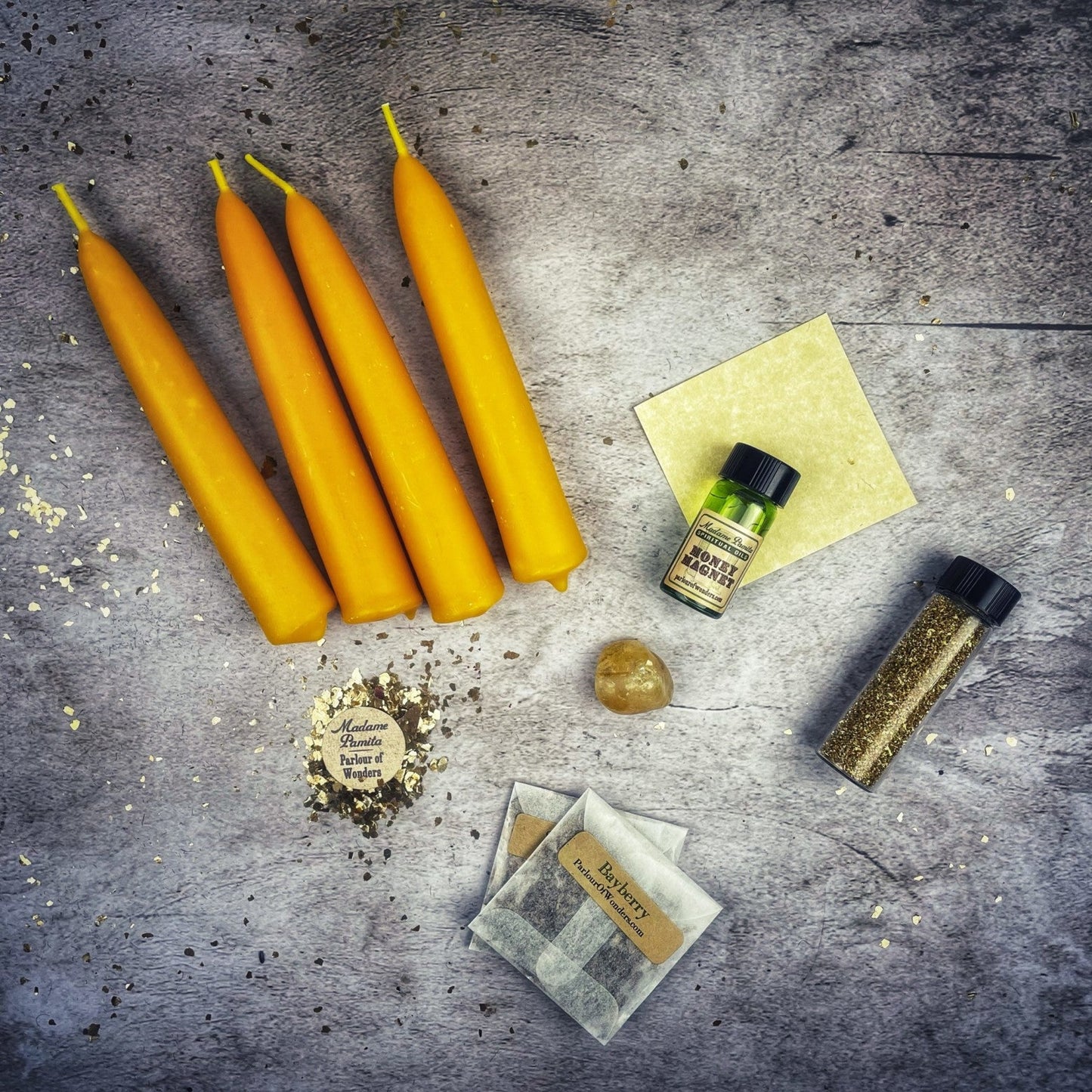 Affluence Candle Spell Booster Pack - Add Prosperity to Any Candle Spell Kit