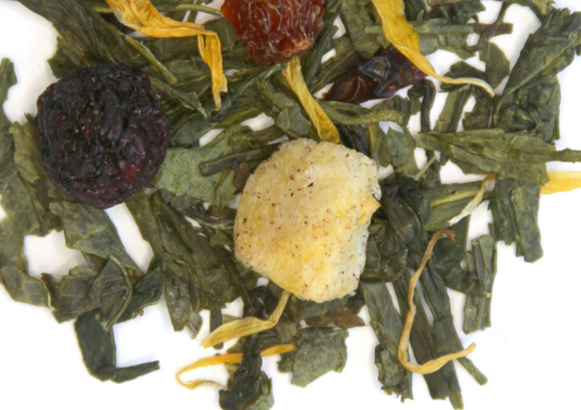 A Mermaid's Tale Green Tea with Blueberry and Peach Flavor