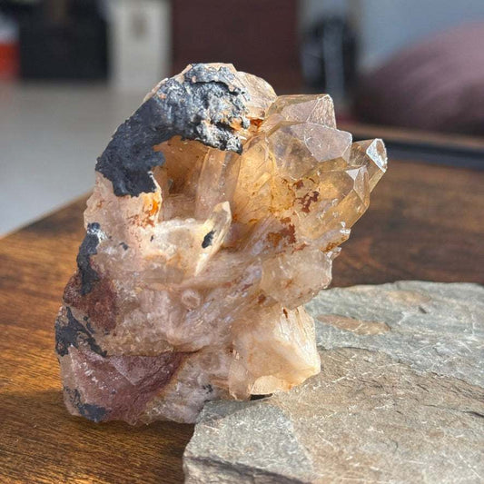 Natural Kundalini Citrine Shield Crystal For Protection