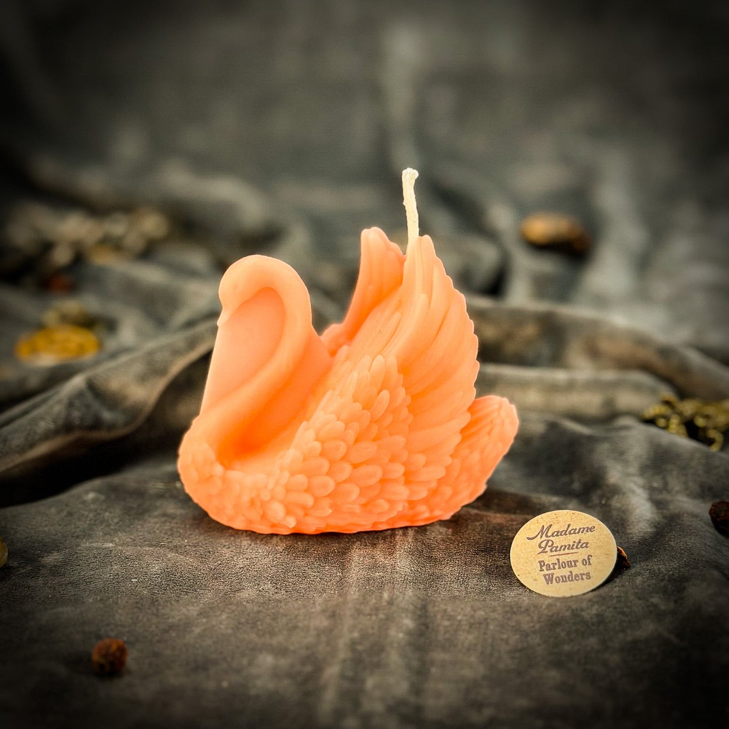Beeswax Elegant Swan Spell Candle