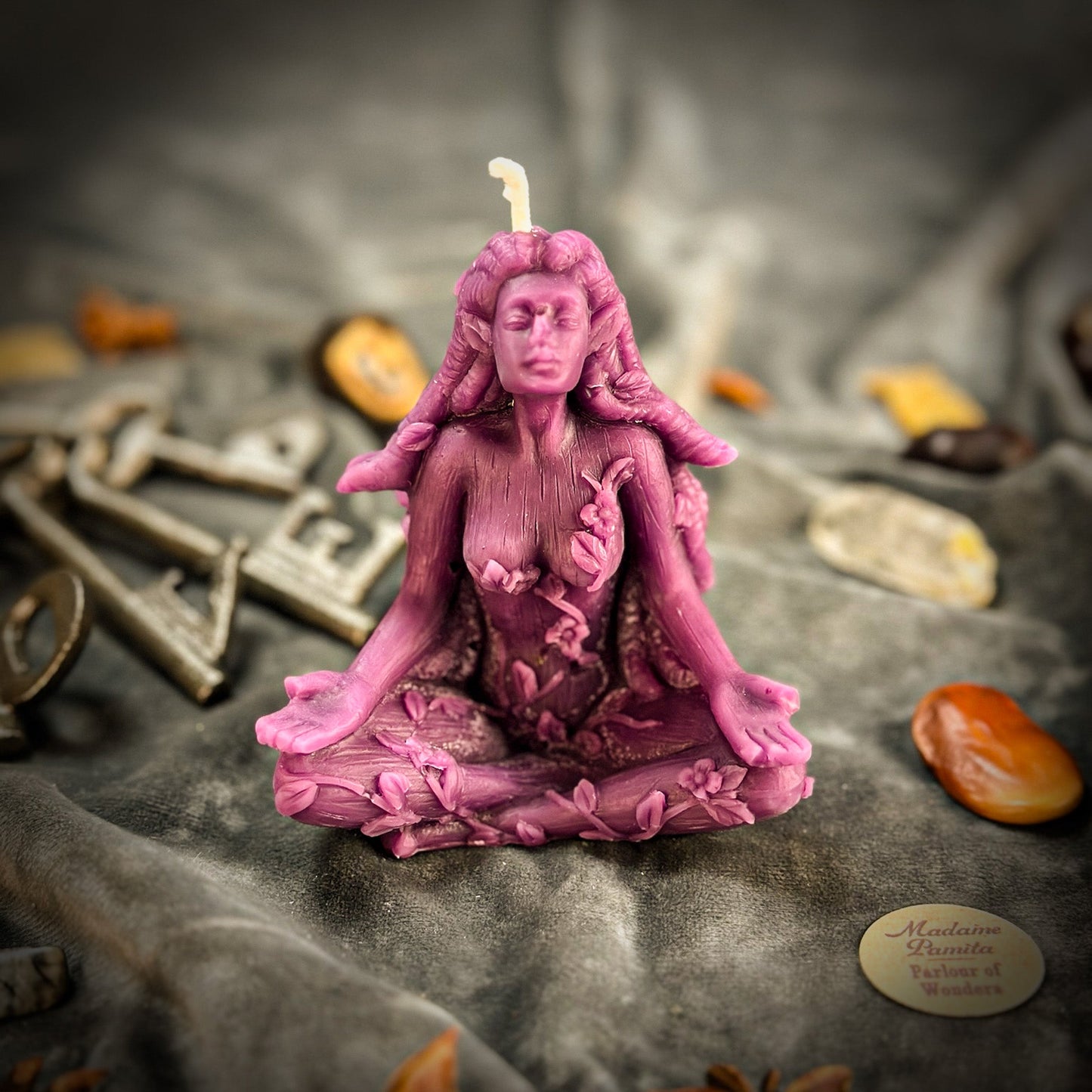 Beeswax Forest Fairy Spell Candle