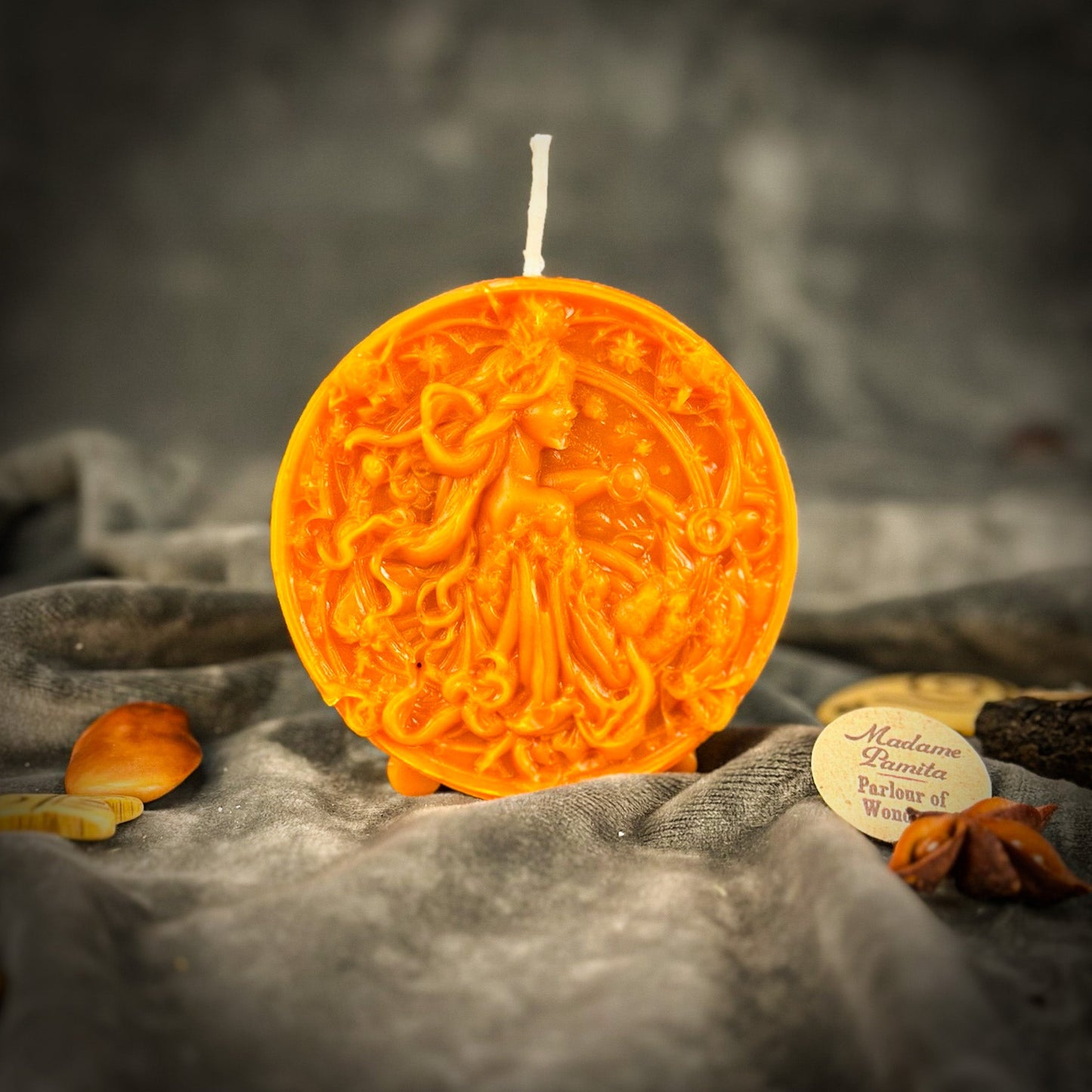 Beeswax Libra Scales Zodiac Spell Candle
