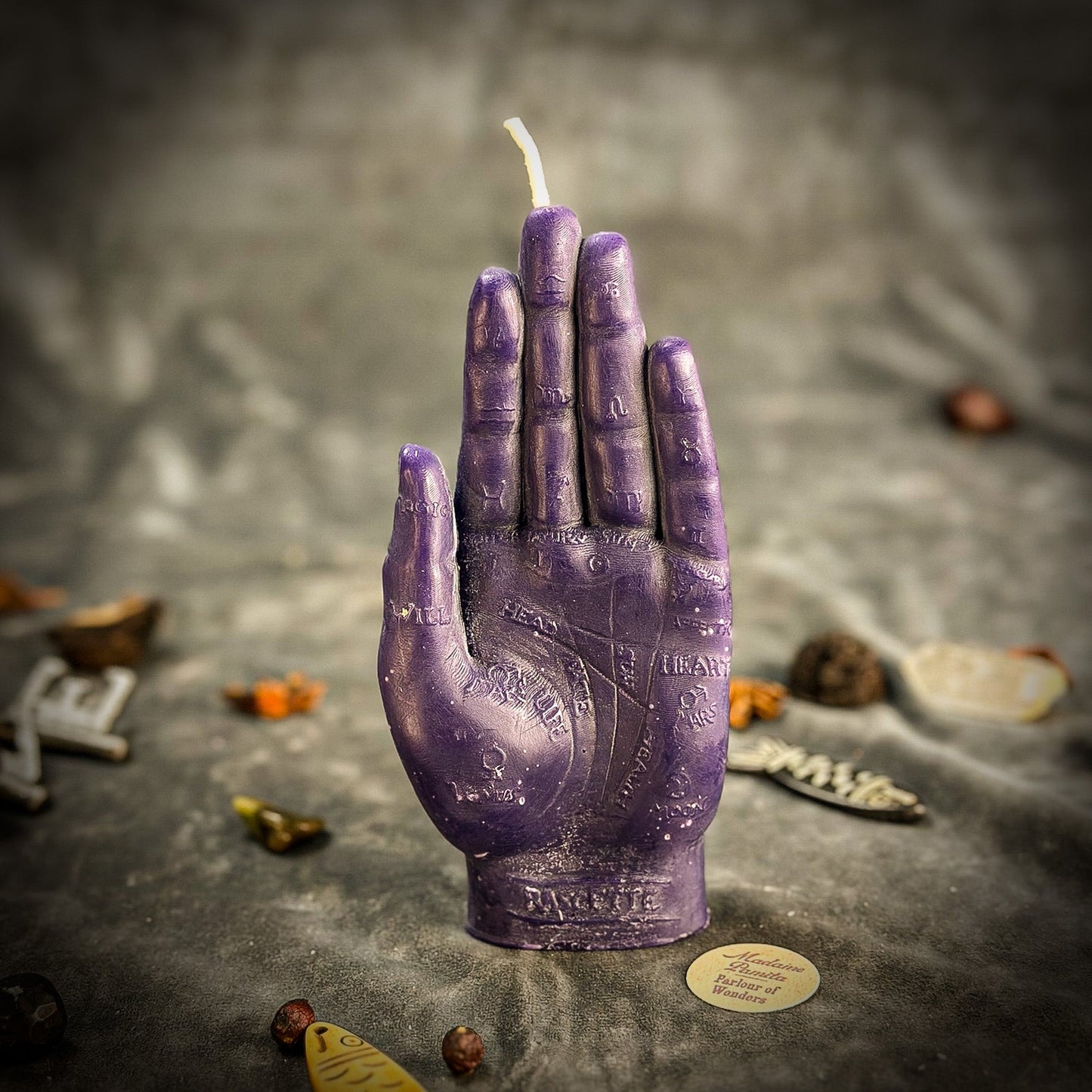 Beeswax Hand of Fate Spell Candle