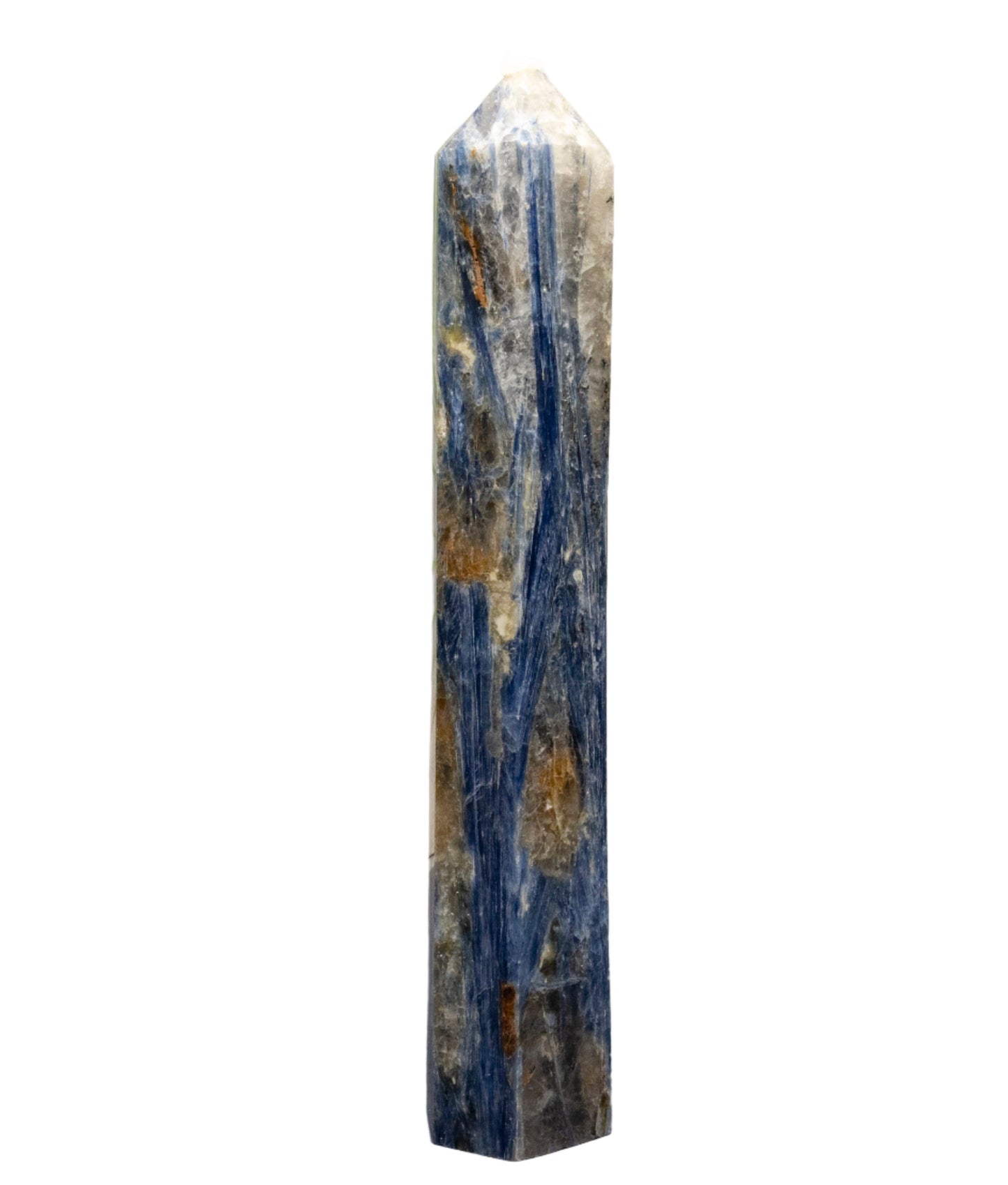 Blue and Gold Kyanite Tower