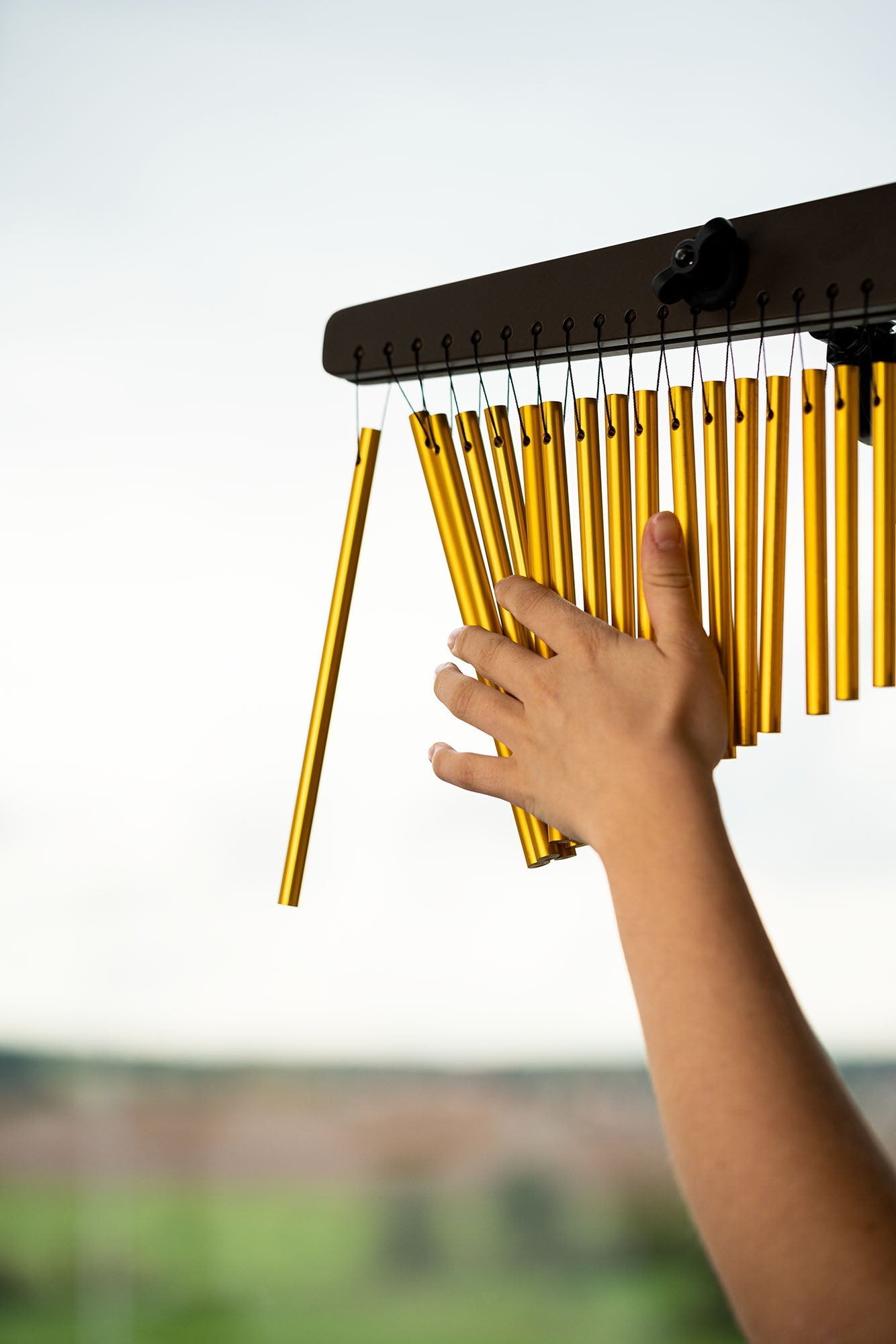 Metallic Chimes, 27 Bars, Walnut Brown