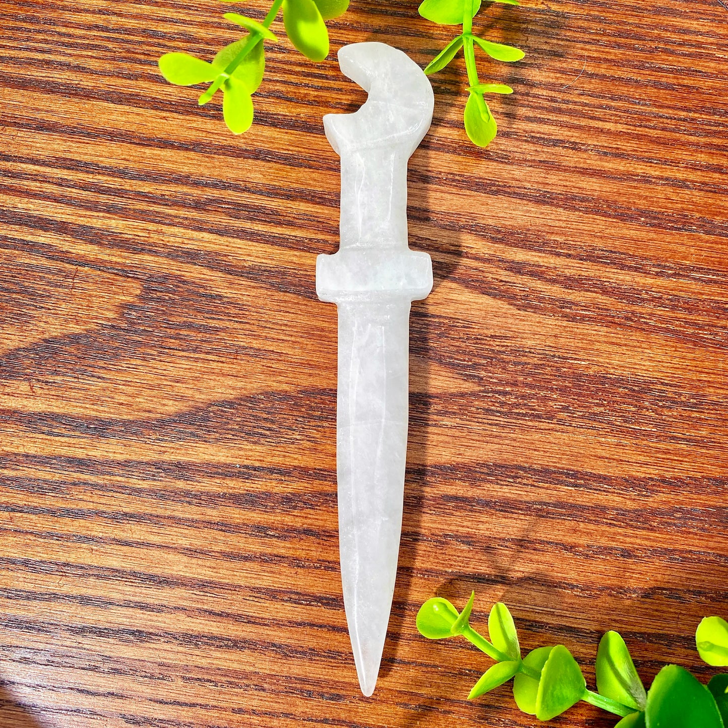 Ritual Crystal Athames for Wiccan Energy and Protection