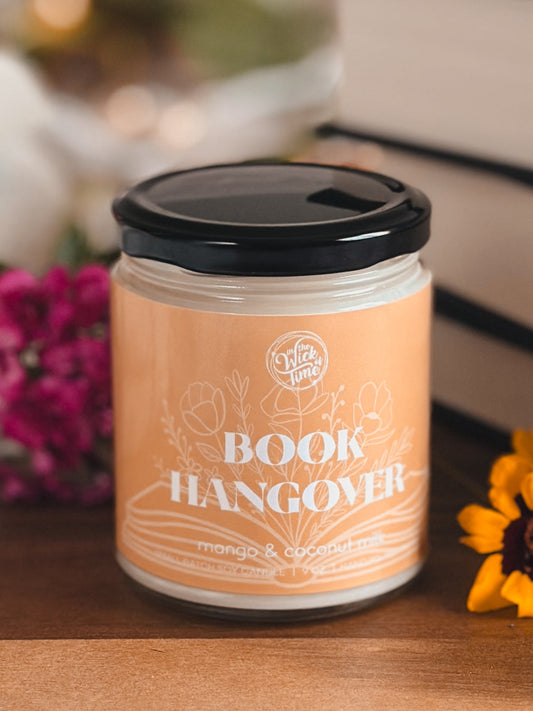 Book Hangover 9 OZ Scented Candle Tropical Fragrance