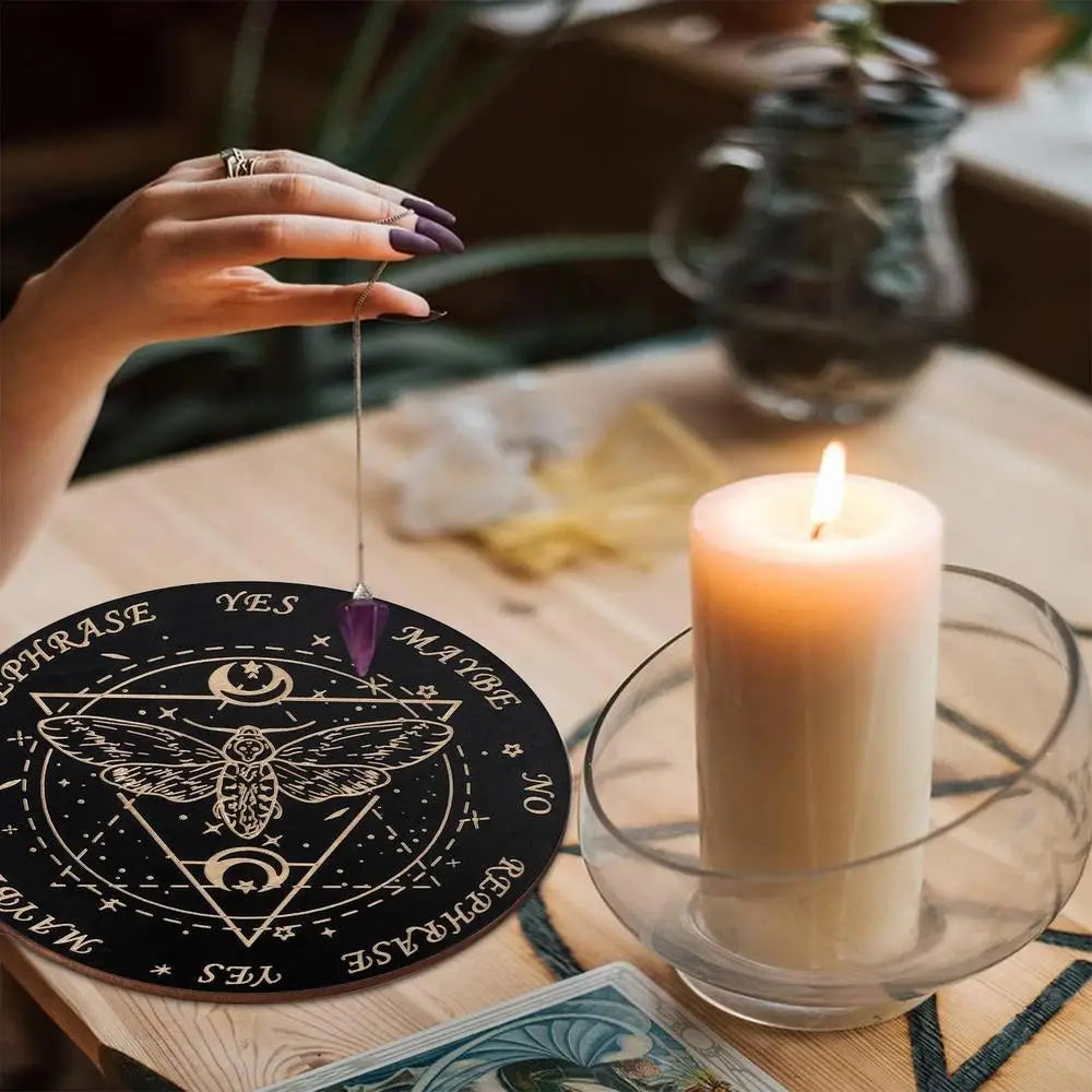 Wooden Divination Pendulum Boards For Mystic Guidance