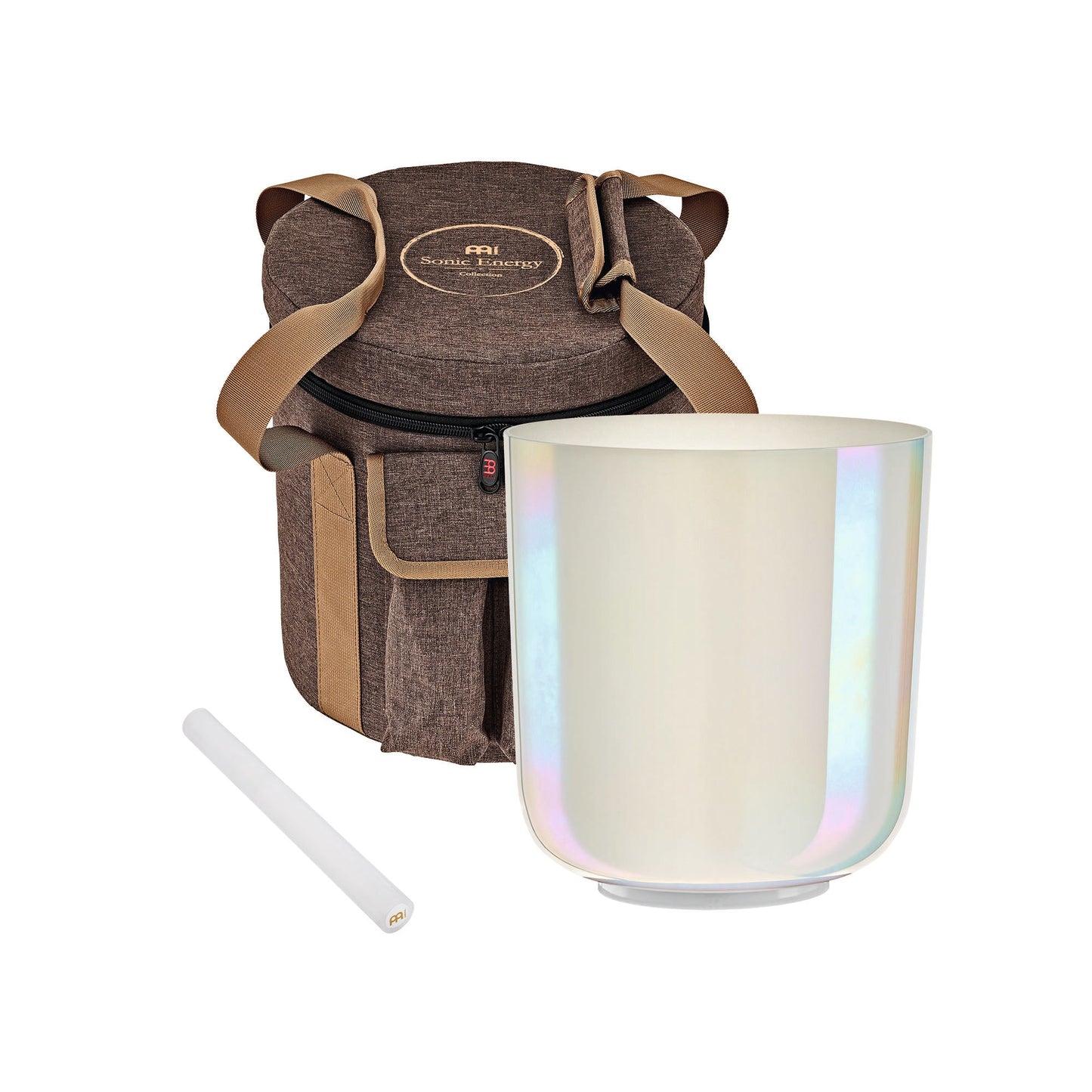 7" Essence Crystal Singing Bowl, Note B3, Creamy, Crown Chakra, 440 Hz