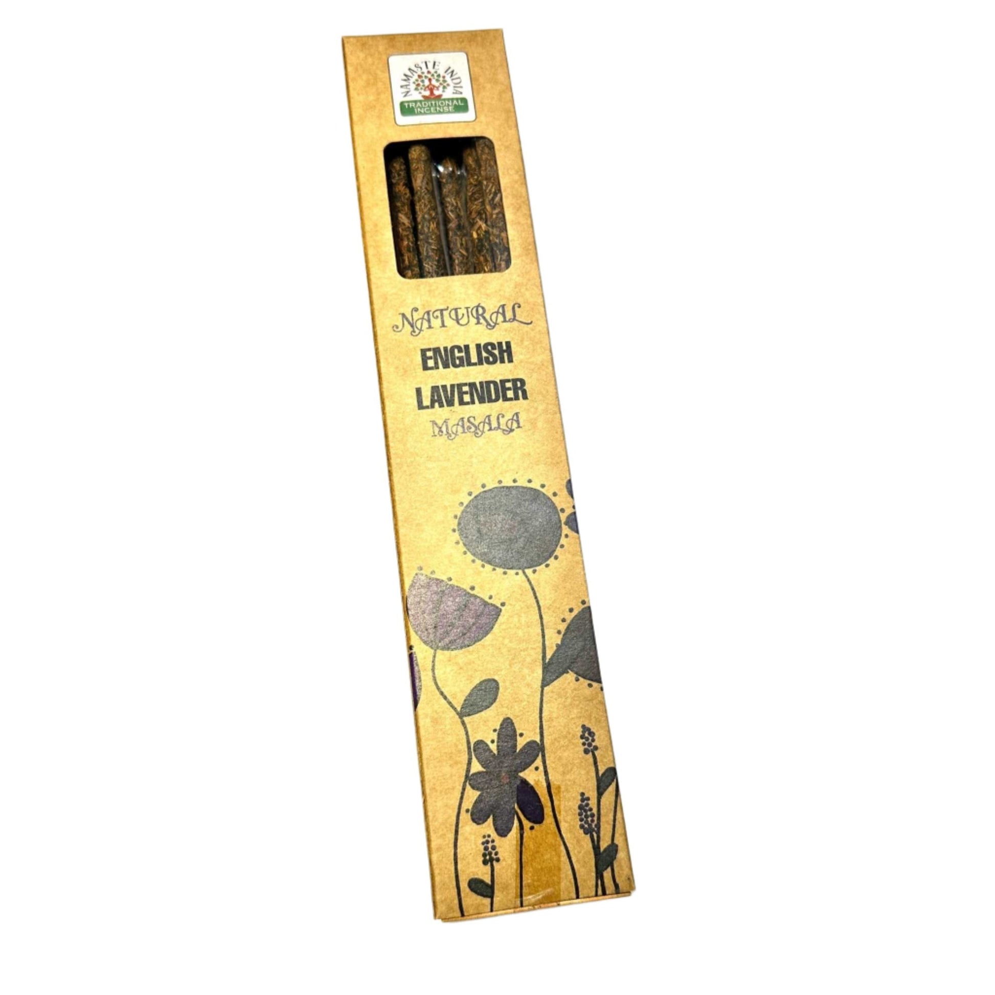 Natural Lavender Masala Incense Sticks - Namaste India