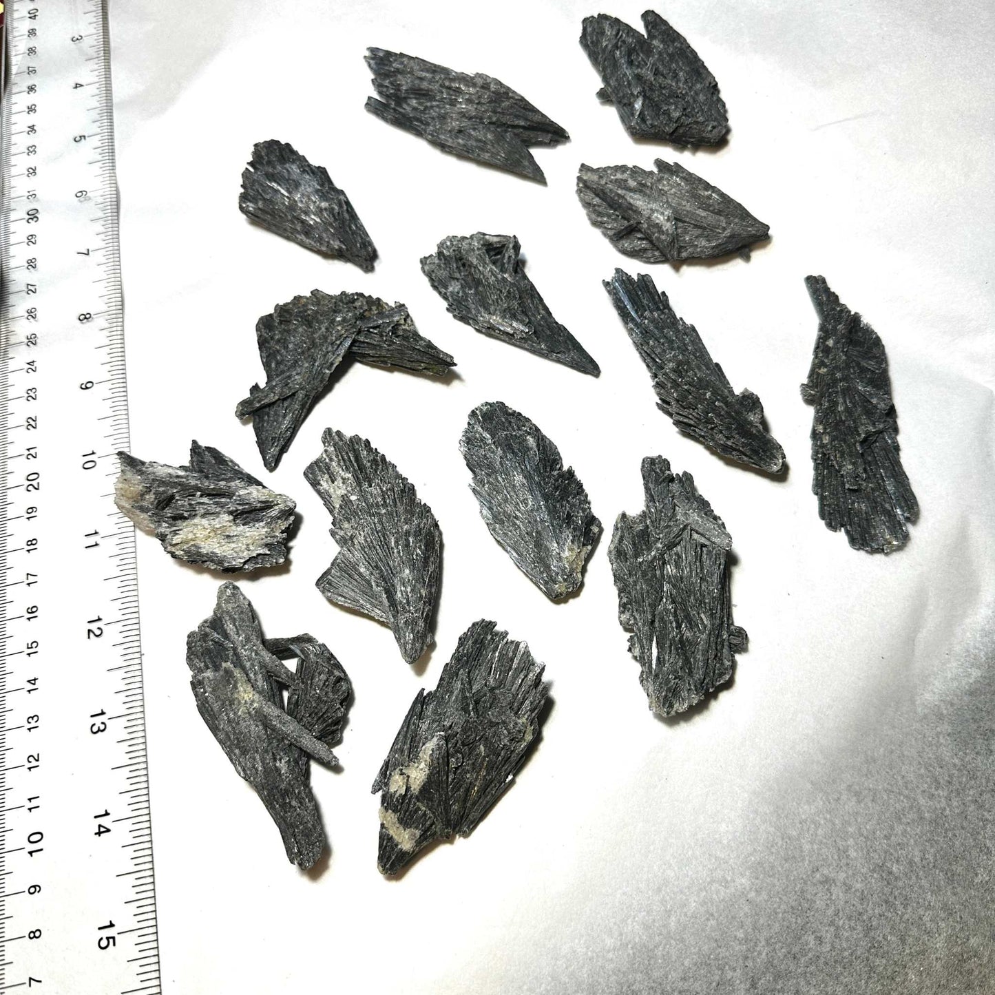 Black Kyanite Rough Crystal For Protection And Alignment