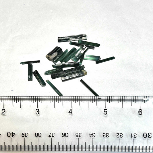 Healing Blue Green Tourmaline Needles Crystal | Mystics Vibe